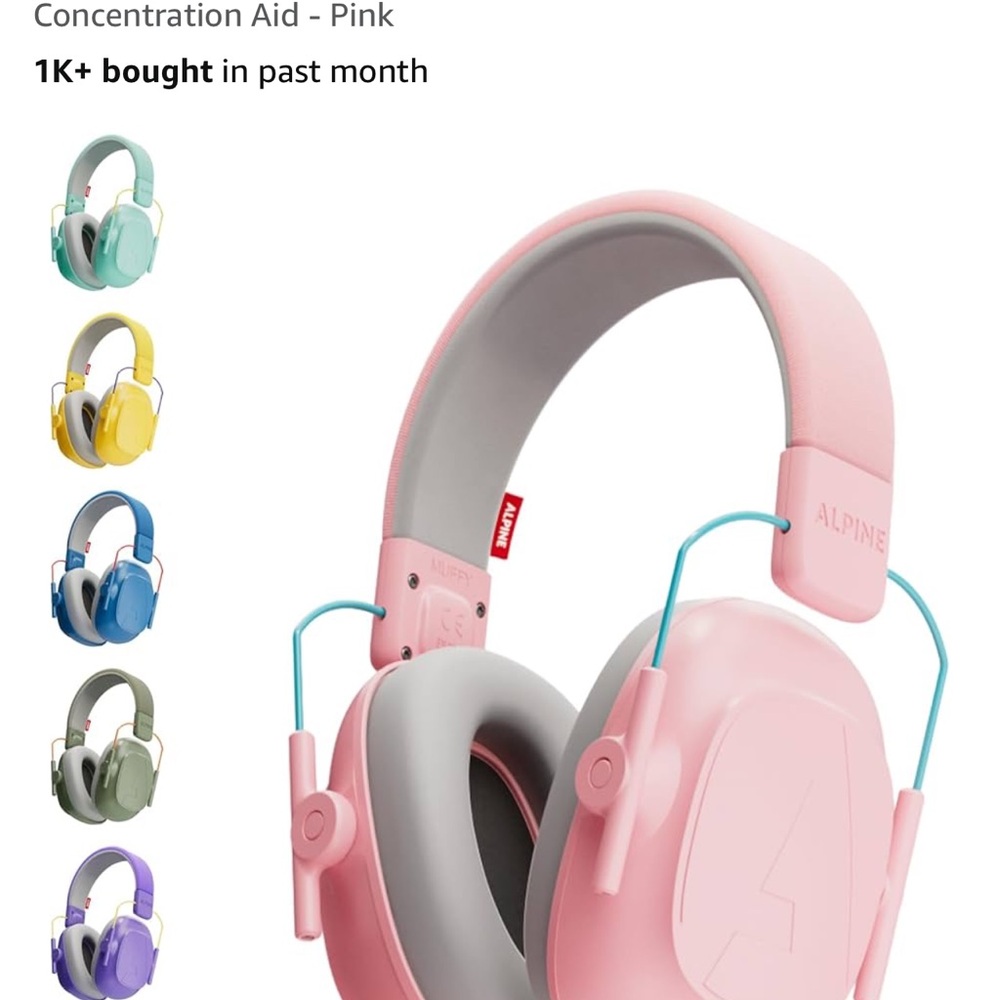 Alpine Pink Over-Ear Headphones